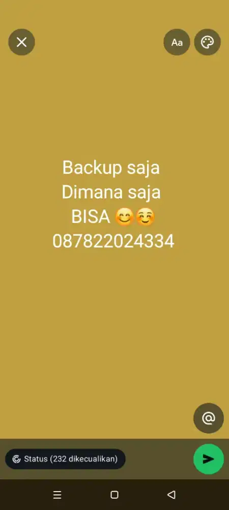Menerima BACKUP di tenant Foodlife/food court apa saja dan dimana saja