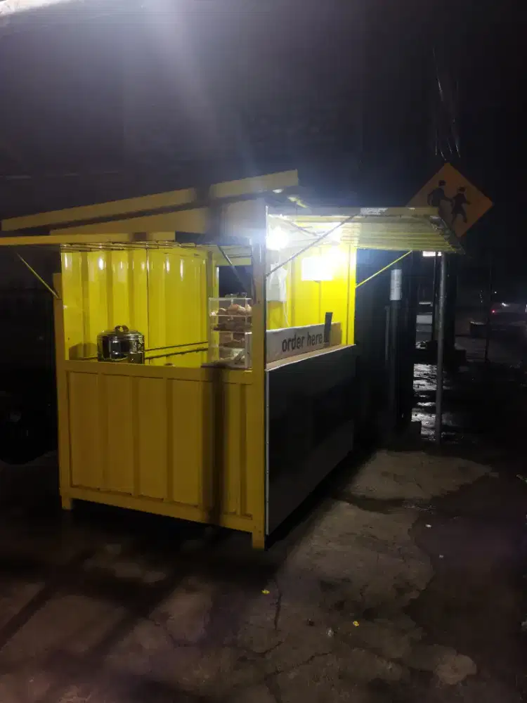 BOOTH CONTAINER MINI 2x1.5m | Baja 0.75 Spandek 0.35 | Cianjur
