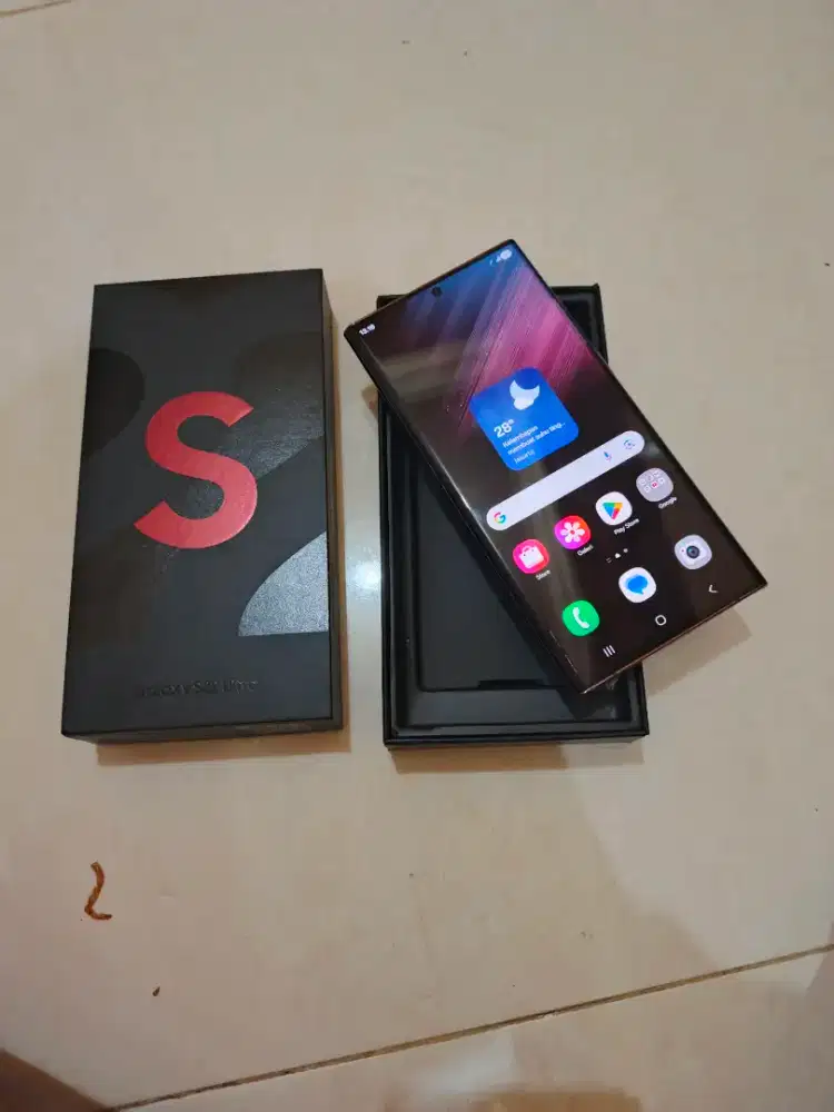 Samsung S22 ultra 12/256 Sein fullst mlusss 97%, lncar jaya no kndala
