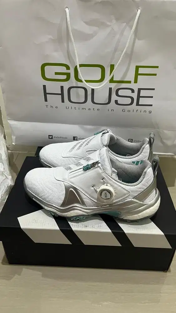 Sepatu Golf Adidas Codechaos Boa 25 women UK 5 Baru original 100%
