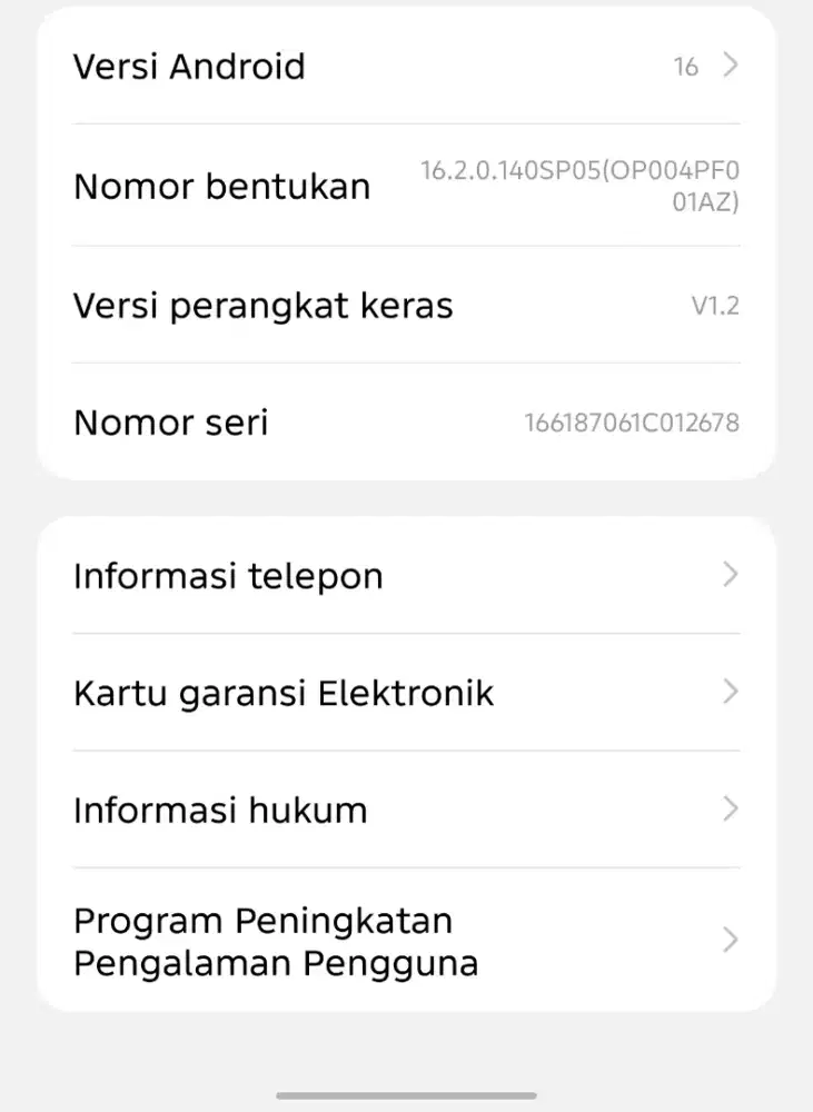 Dijual cepat buat berobat,hp Infinix note edge,harga 3,1 negoo