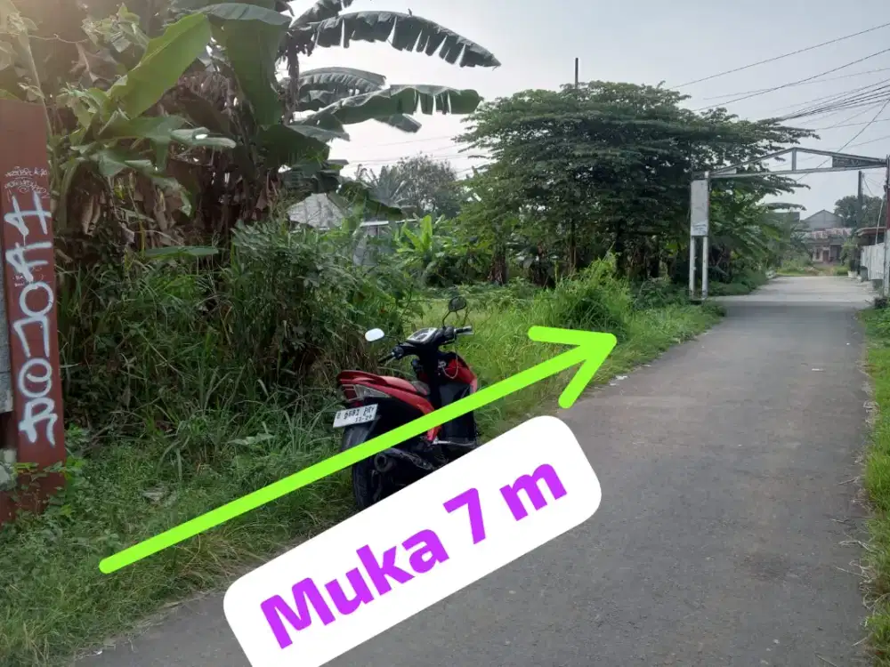 Dijual tanah 102 meter di tangsel