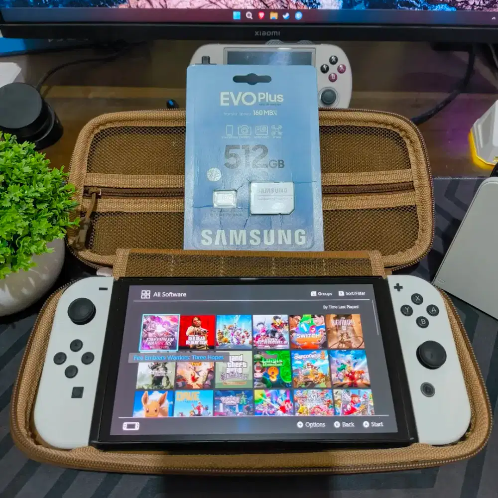 NINTENDO SWITCH OLED DUAL BOOT ATMOSPHERE 512GB