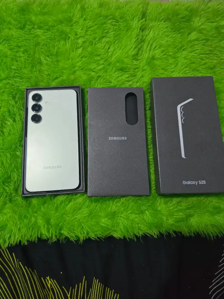 SAMSUNG S25 REGULAR FULLSET MULUS LIKENEW NO MINUS RAM 12/256