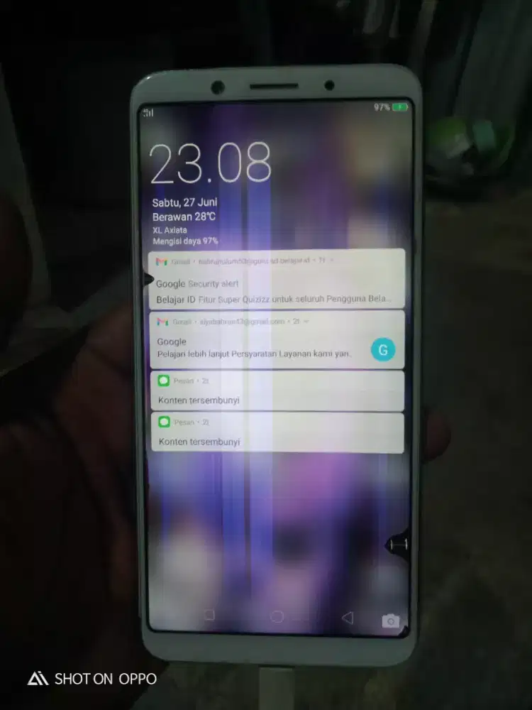 Jual aja nih hp Oppo f5 jaringan,kamera dll aman minus lcd sm lp sandi