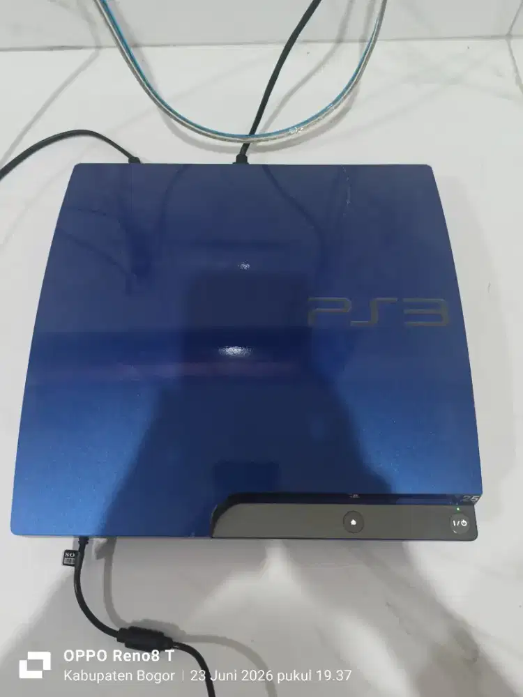 Di jual PS3 slim seri 25 limited blue edition
