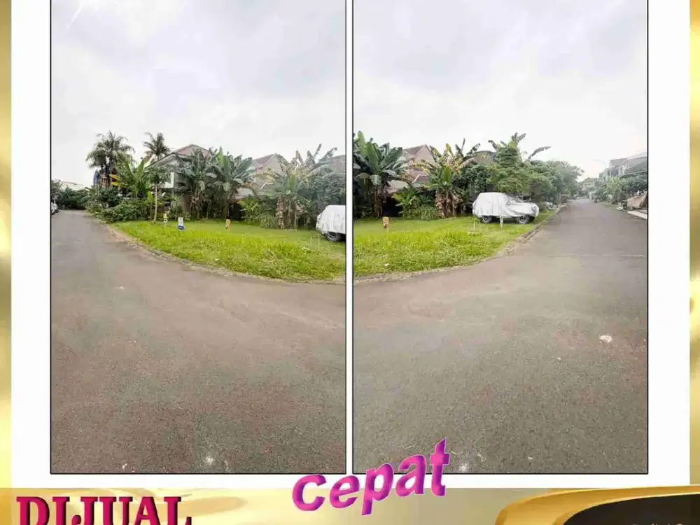 DIJUAL  KAVLING HOOK 256 M² di ALAM SUTERA SERPONG UTARA SERPONG TANGERANG SELATAN