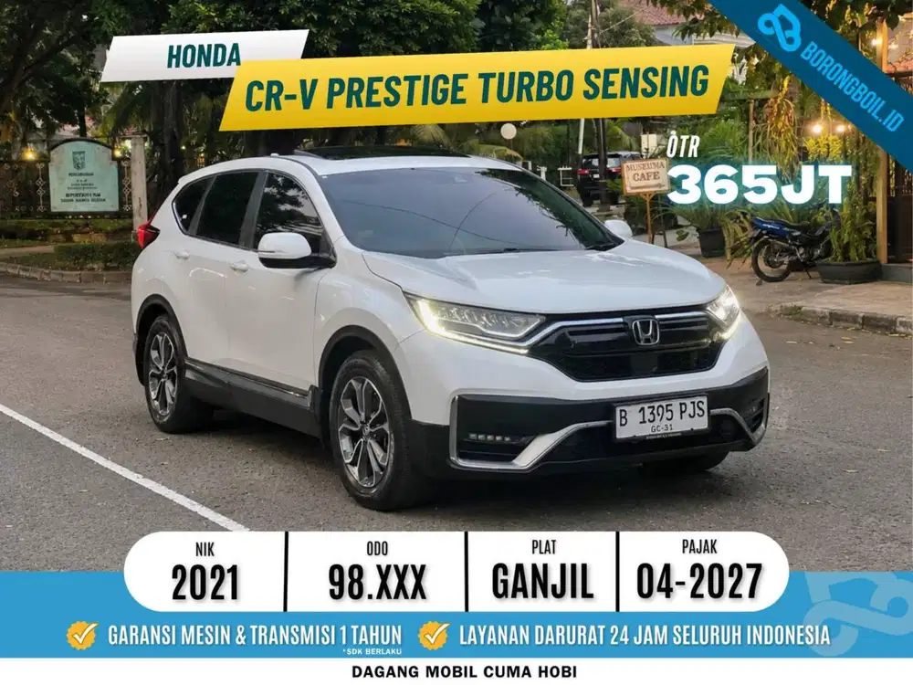 Honda New CRV Prestige Turbo Sensing 2021 Putih