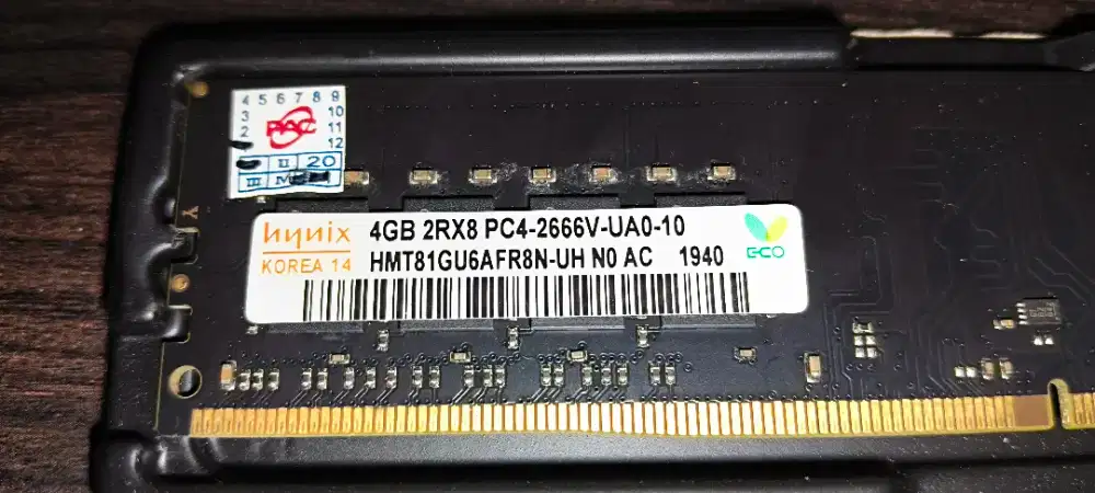 RAM Skyhynix Longdimm DDR4 4GB 2666MHz