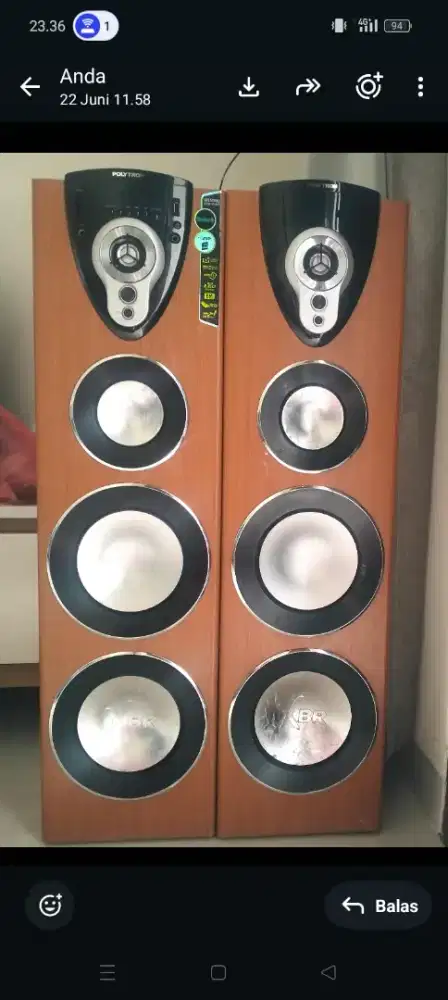 Speker aktif polytron