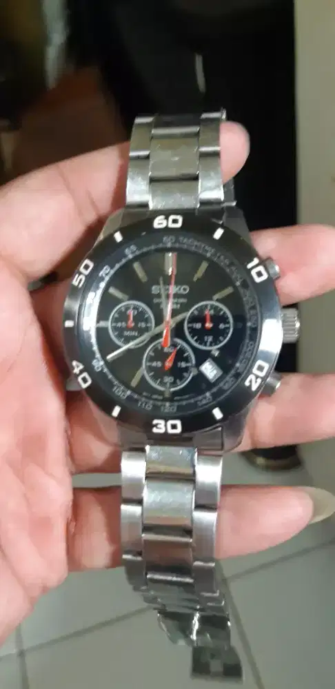 Dijual jam tangan merk seiko kronograp