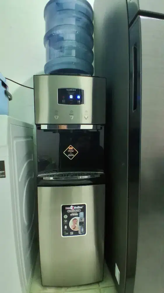 Dispenser Premium Sanken Duo Gallon HWD-Z975S-BK Digital Inverter