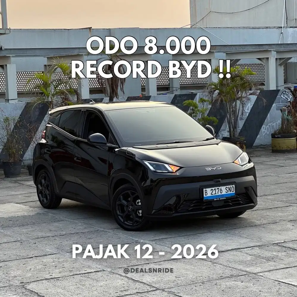 LIKE NEWW ODO 8.200 !! PAJAK 12/2026 BYD ATTO 1 PREMIUM 2025 RANGE 388