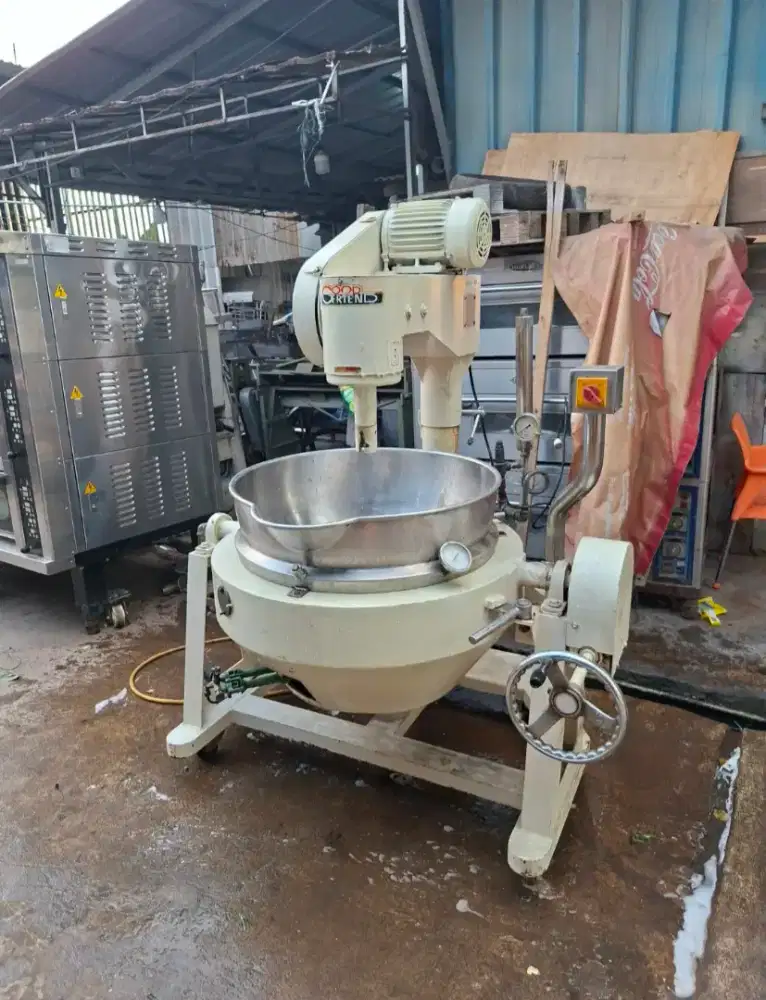 Mesin gas tilting cooking mixer 80 liter GF280 merk Good Friend Taiwan