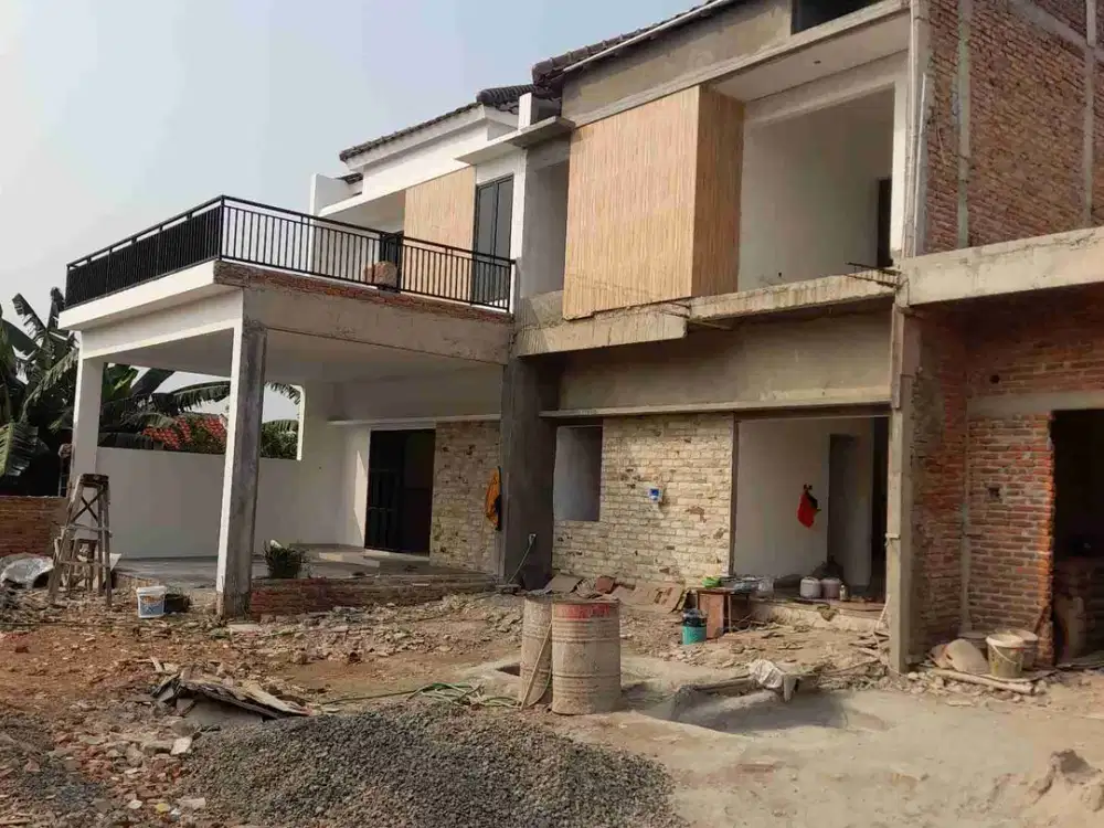 Rumah cluster 2lantai super murah full bata merah cuma 5menit ke LRT Cikunir 1 caman