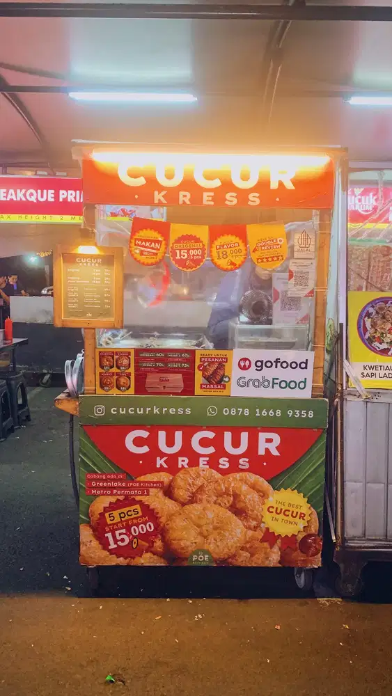DICARI penjaga stand gerobak PART TIME / magang. Jam kerja sore-malam.