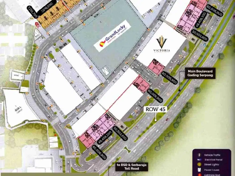 GEDUNG BISNIS 6LANTAI + BASEMENT DI VICTORIA BUSINESS LOFT JL BOULEVARD GADING SERPONG