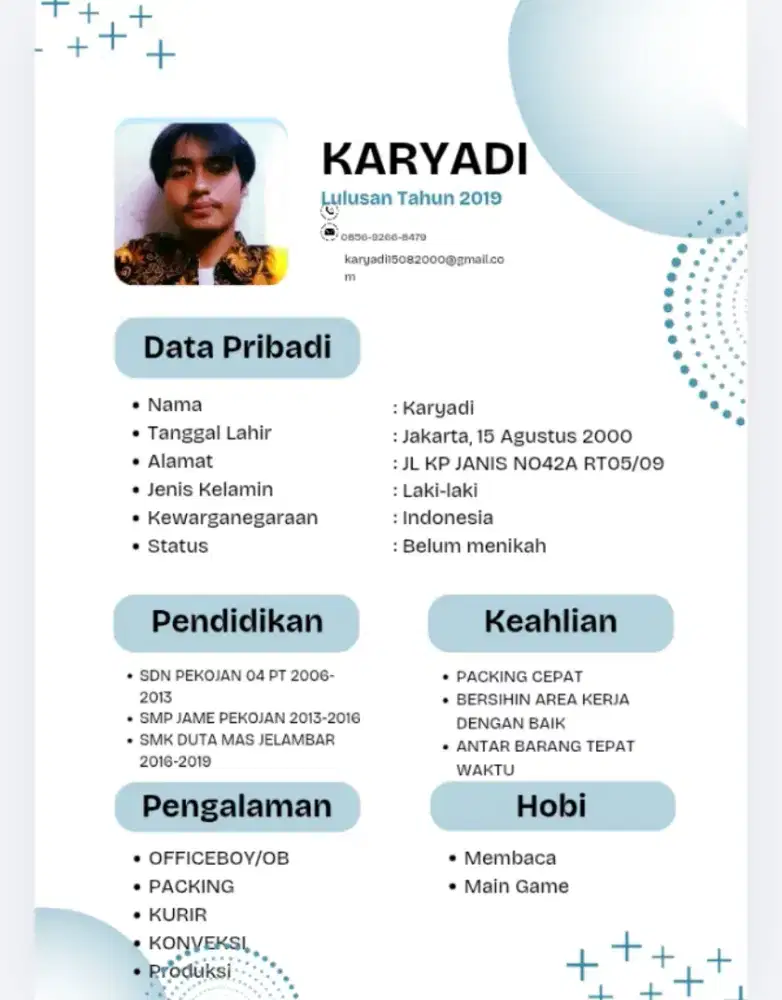 Sedang mencari pekerjaan