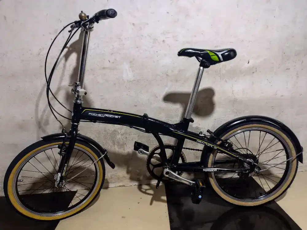 Sepeda lipet wimcyle aloy ukuran 20 siap pakai
