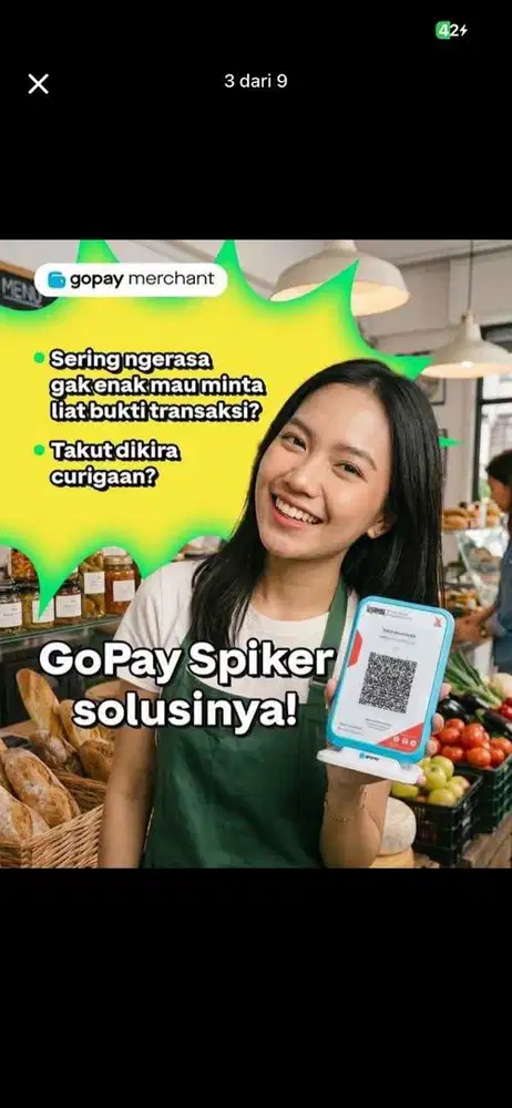 Gopay speaker  - Qris modern