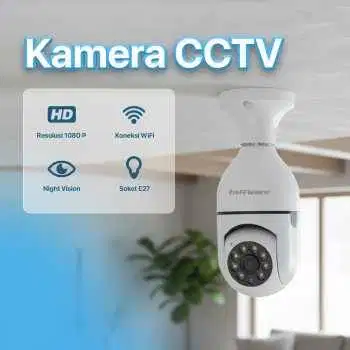 Kamera CCTV Bohlam WiFi IP Camera IR Detection 1MP 1080P