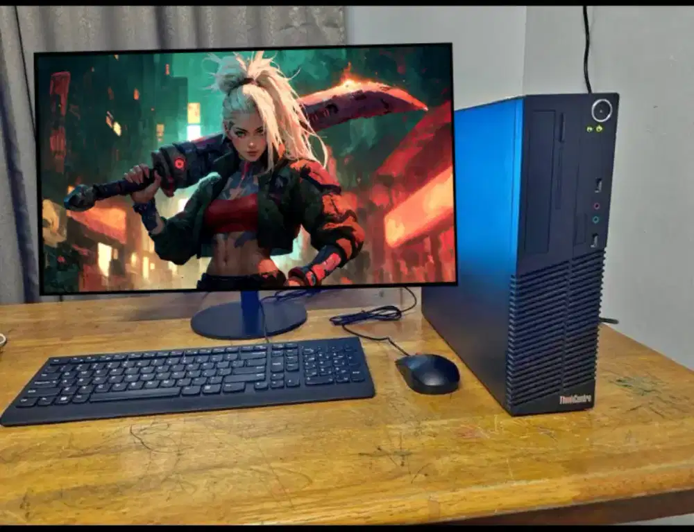 PC GAMING FULSET + LCD + RAM 8 GB + VGA 1 GB + HD 500 GB + GAMES APP