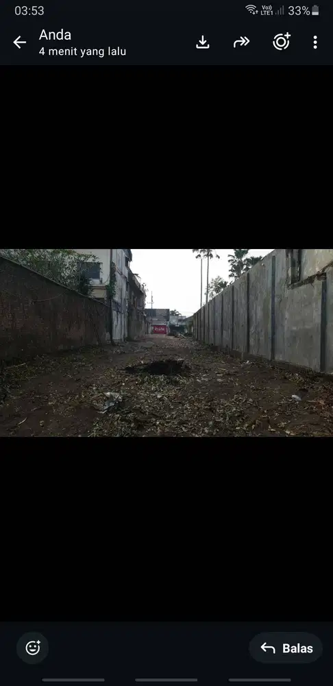 Bebas Banjir Lahan Stategis Cocok Untuk Kuliner, Showroom, Gudang