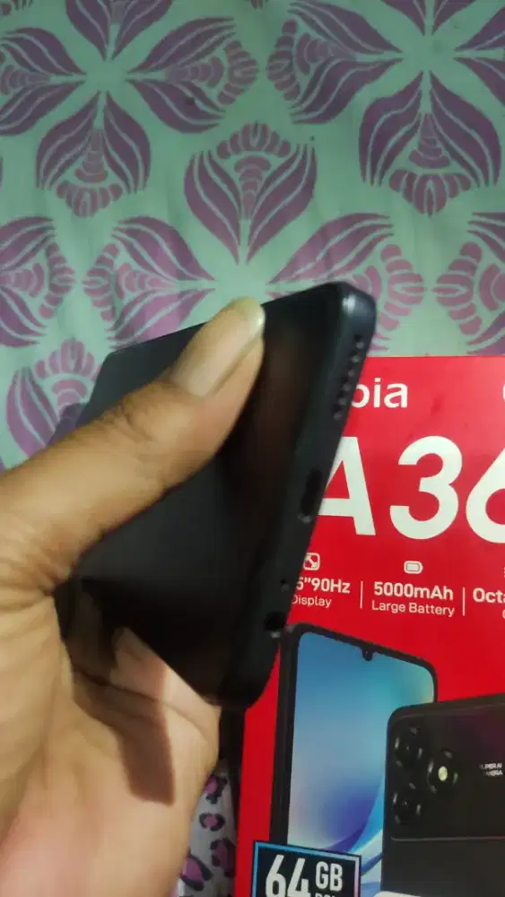 ZTE Nubia A36 4/64 Hitam mulus, jarang pakai