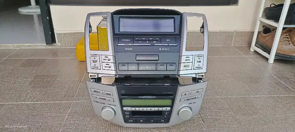 jual head unit exs toyota harrier 2.4 l prime