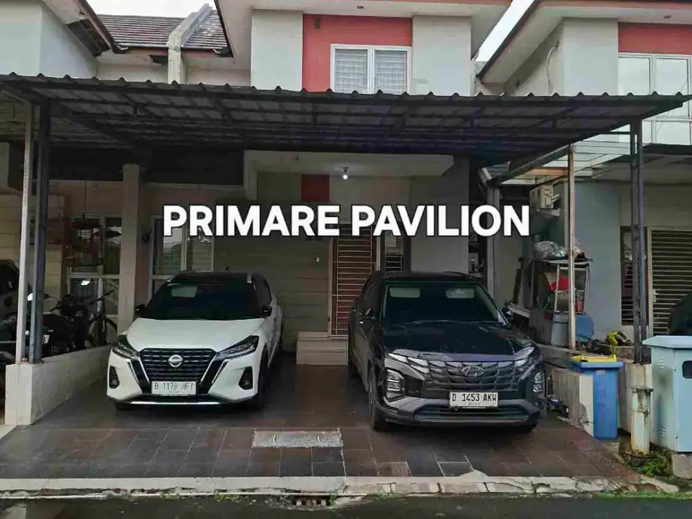 Dijual Rumah Premiare Pavilion, 7x24,  170 m2, 2 lt, 250 m2, 3+1 kt, 2+1 km, hdp selatan, shm