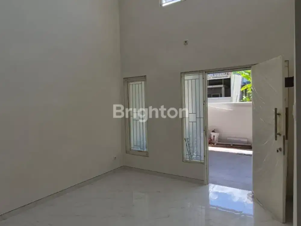 rumah dijual Semanggi Minimalis Modern, Siap Huni, Bebas Banjir Row 2.5 Mobil