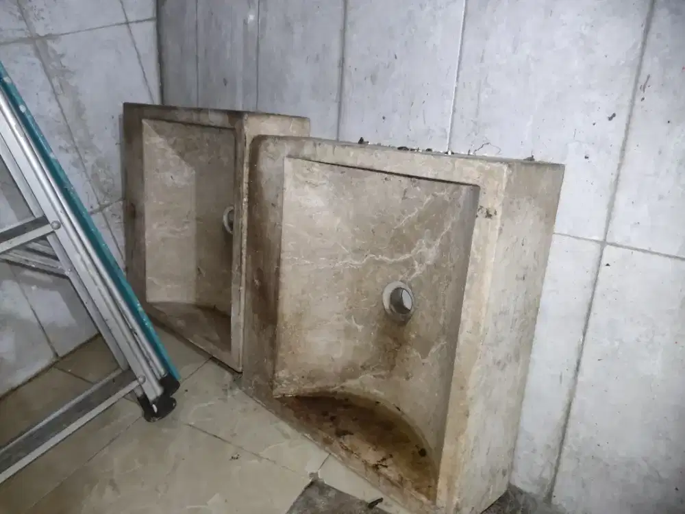 Wastafel Batu Marmer
