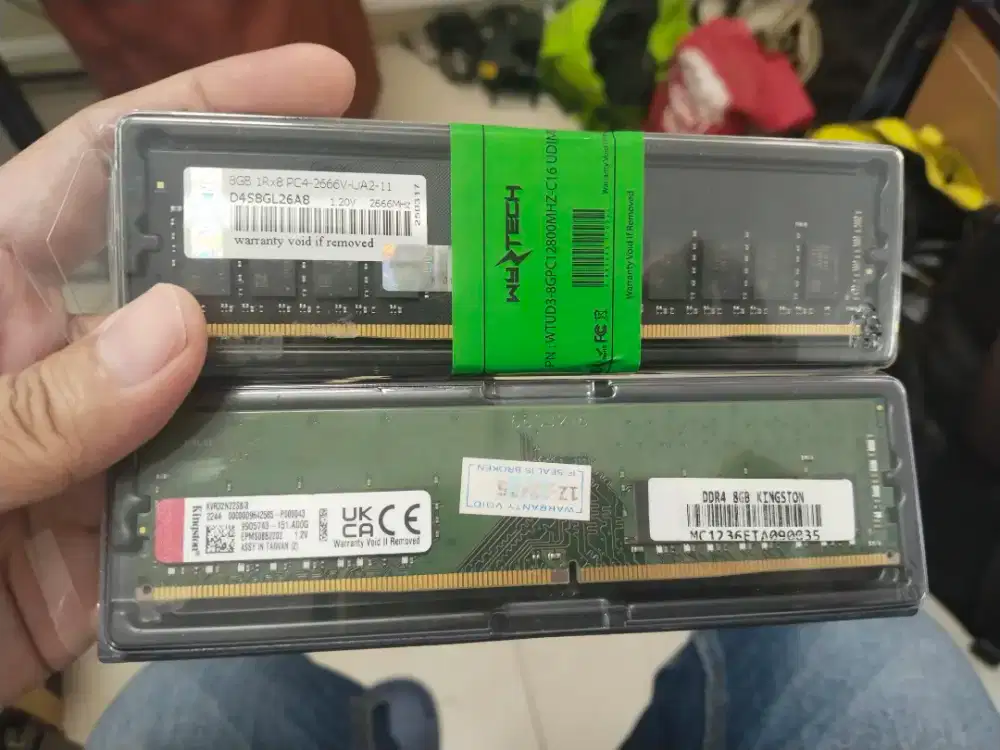 Dijual Ram PC/longdim 8GB+8GB DDR4 Merk vgen+merk KinGston PC 2666