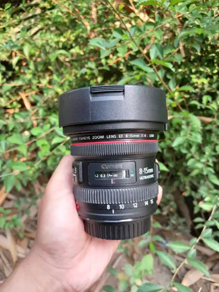 LENSA CANON FISHEYE EF 8-15MM F4 L USM MULUSS