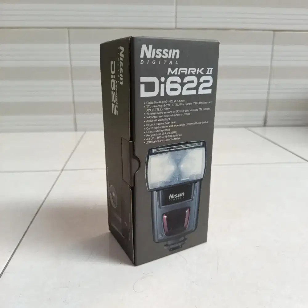 BARANG BEKAS FLASH NISSIN Di622 markII CANON KONDISI MULUS