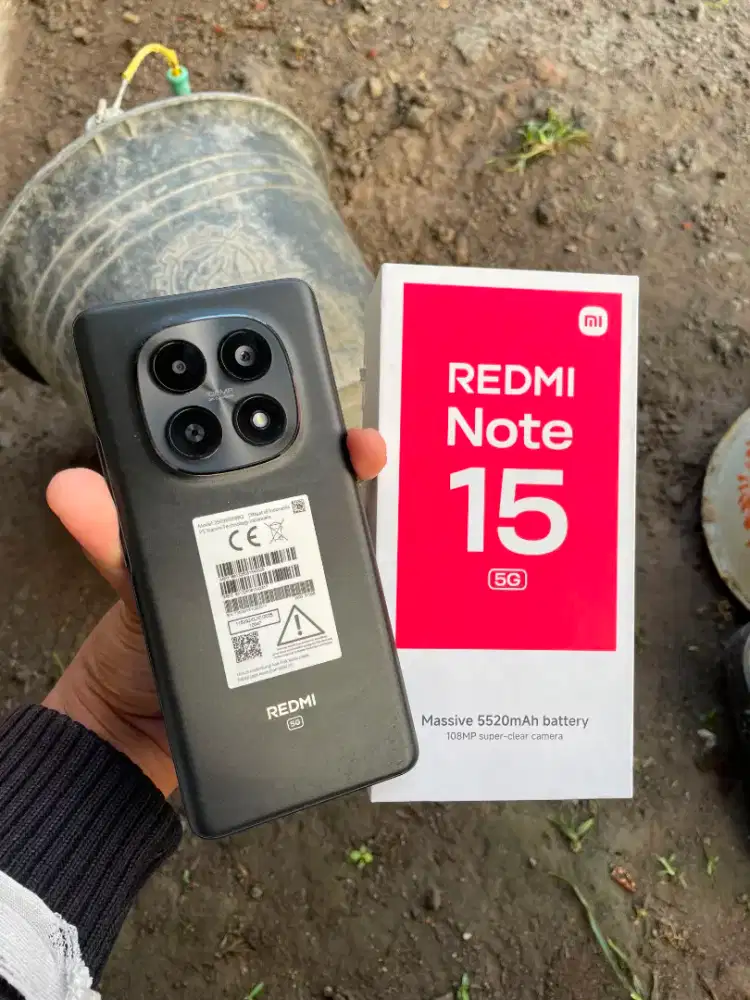 Redmi Note 15 5G 12/512 Lengkap Mulus