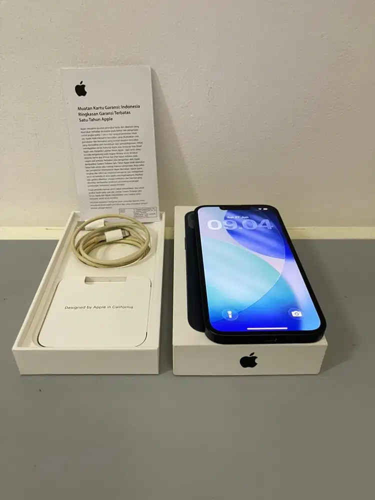 Jual iPhone 13 128GB midnight Ori IBOX PA/A