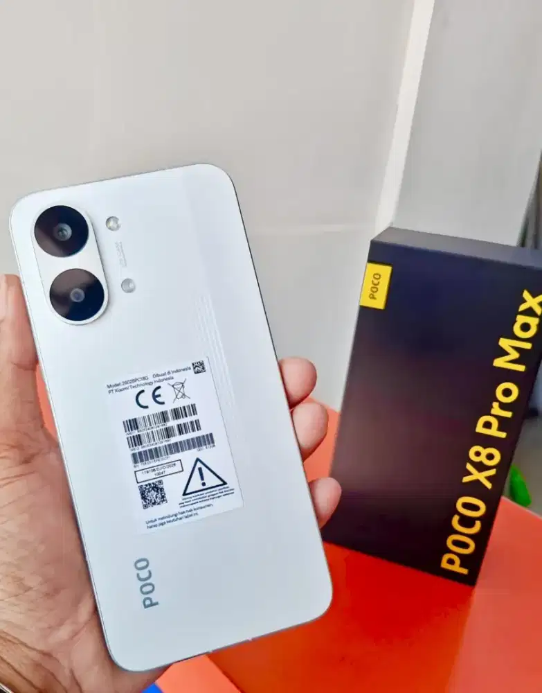 POCO X8 PRO MAX 12/256 FULLSET MULUSS GARANSI PANJANG