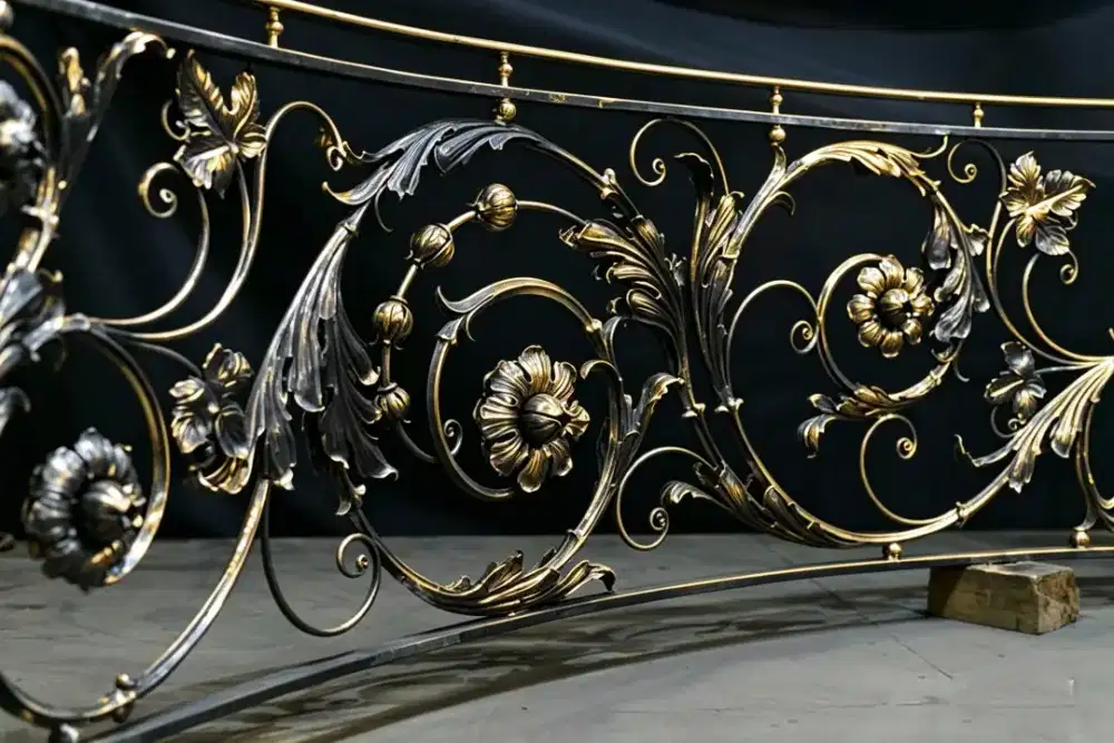 RAILING TANGGA KLASIK BESI TEMPA HANDMADE
