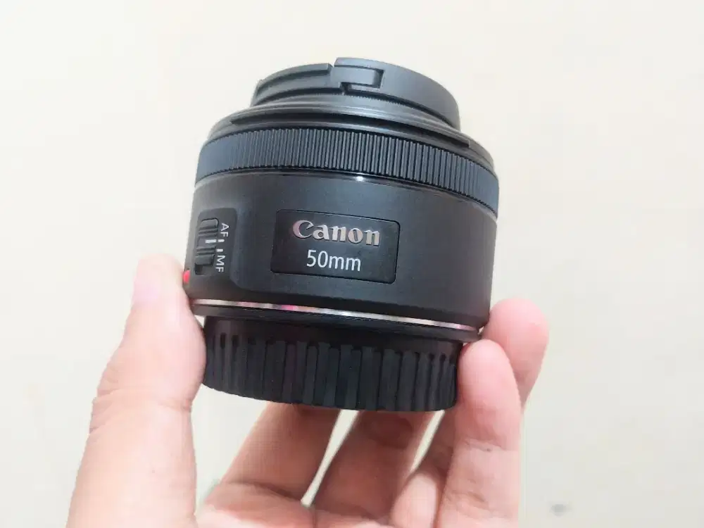 Lensa Canon 50 f1.8 STM fullset
