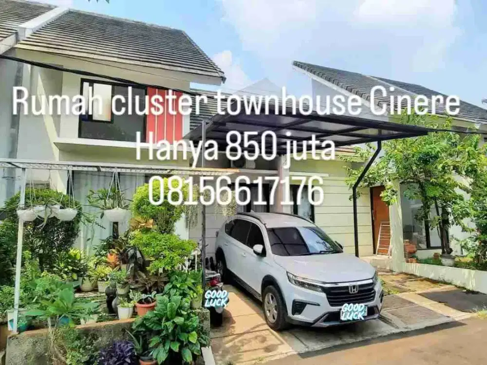 Jual Rumah di Townhouse Cinere jl Garuda dekat sekolah lazuardi