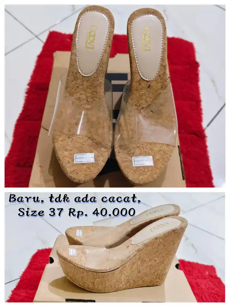 Sandal wanita baru size 36