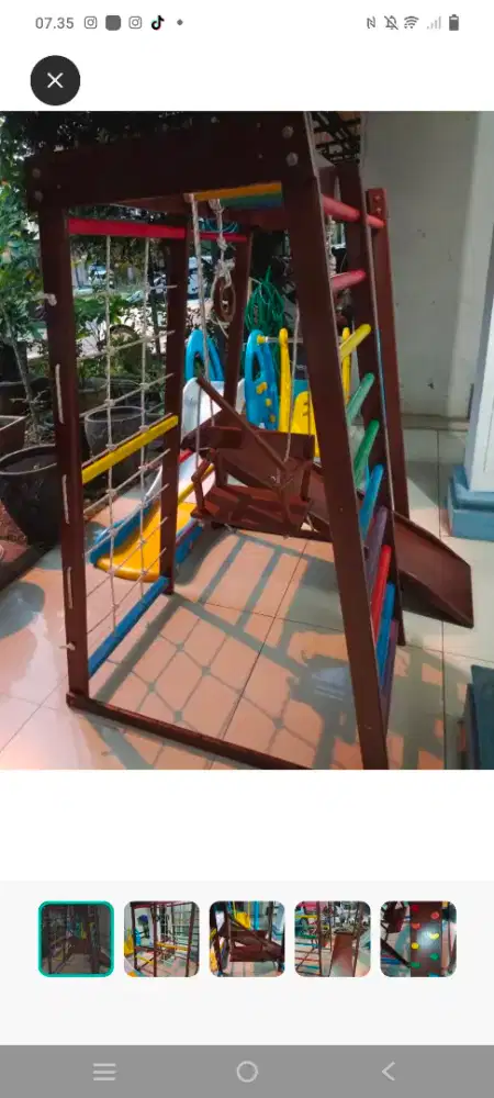 Dijual brakiasi perosotan kayu anak