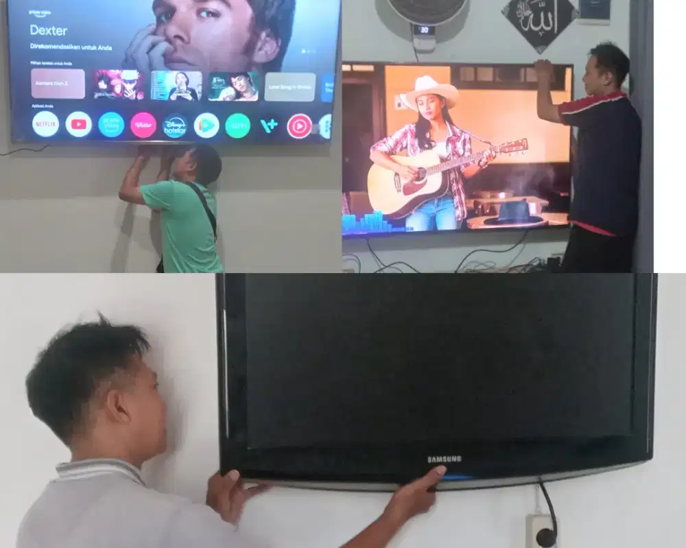 Braket +pasang atau jasa pasang terima rapih breket bracket led tv
