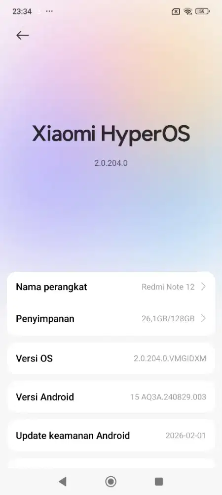 Redmi Note 12 ram 6/128