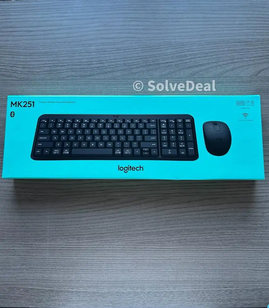 Logitech MK235 Wireless Mouse Keyboard Bluetooth