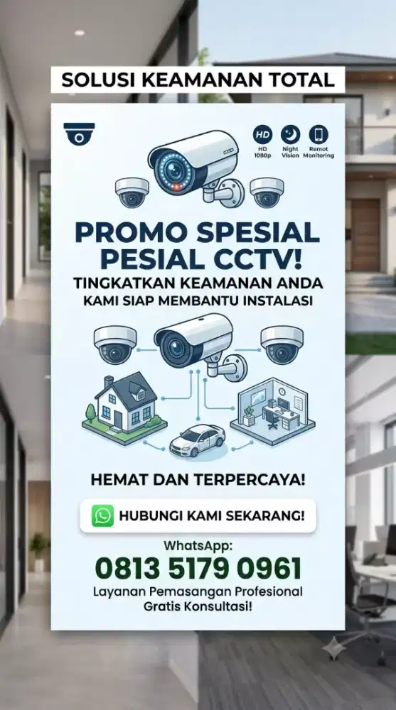 CAMERA CCTV SMART BISA MENDETEKSI PERGERAKAN DILENGKAPI AUDIO