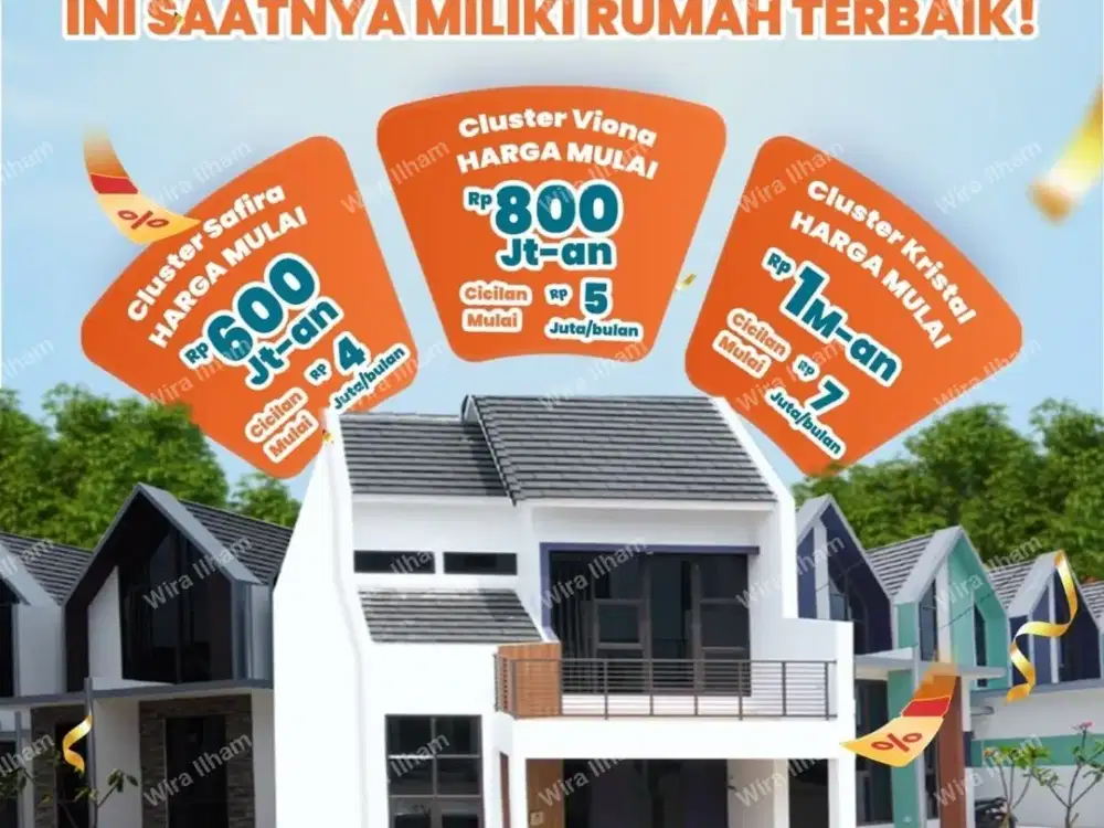 4Kamar Tanah 72m² Dekat Ke Lippo Karawaci dan Park Serpong