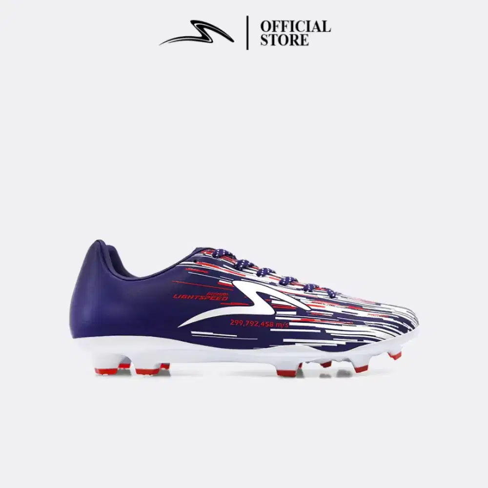 Sepatu bola SPECS LIGHTSPEES Reborn FG Dark Blue/White/Red
