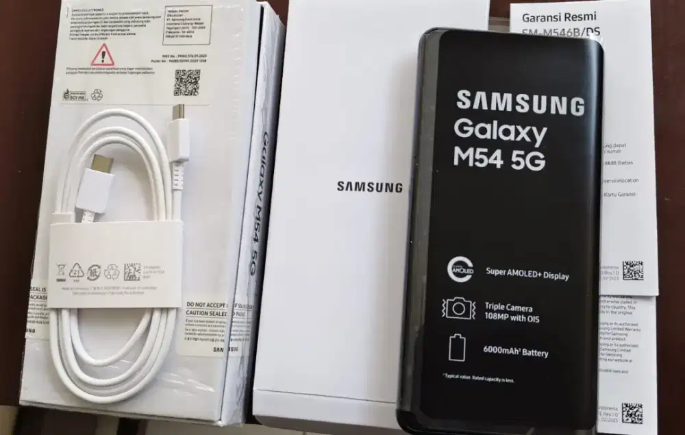 Samsung Galaxy M54 5G 8/256GB hrg 3.1jt dari second berkisar Rp4.2jt
